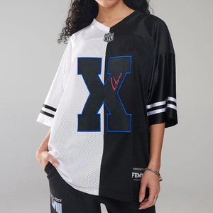 Limited Edition Fenty LVII Two Tone Fashion Varsity Jersey with NFL logo